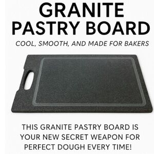 Granite Pastry & Cutting Board – Durable & Elegant Kitchen Surface NWOT